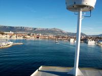 Einfahrt nach Split