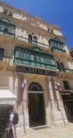 Imposante Hausfassaden in Valetta