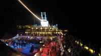 Malta - Valetta - Hafen - Auslaufen - Poolparty