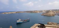 Malta - Valletta - Blick von den Upper Barrakka Gardens auf den Grand Harbour
