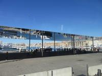 Marseilles – Sonnen-Spiegeldach von Sir Norman Forster am Alten Hafen