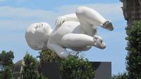 Monaco - Plastik vor dem Ozeanologischen Museum