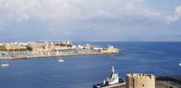 Rhodos - Hafenein- und -ausfahrt