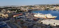 Rhodos - wir sind im Hafen von Rhodos angekommen 
