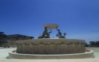 Triton Wasserbrunnen vor Valetta
