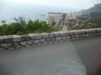 Auf unserem Weg nach Nizza fahren wir schon mal oberhalb von Monte Carlo lang.