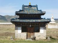 Seltenheit: Tempel mit blauem Dach