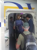 Abflug in Frankfurt mit Mongolian Airlines nach Ulaanbaatar