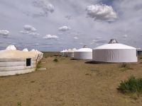 Jurtencamp Erdene Ukhaa in Mittelgobi–Aimag