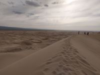 Auf der Chongor–Sanddüne ganz oben!