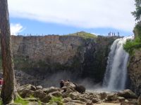 Ausflug zum Ulaan-Wasserfall.
