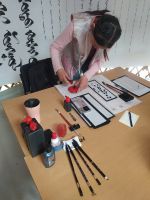 Besuch des Karakorum Museums: mongolische Kalligraphie