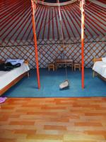 erste Übernachtung in einer Jurte