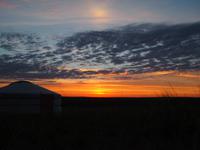 erstes Camp - Sonnenaufgang