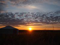 erstes Camp - Sonnenaufgang