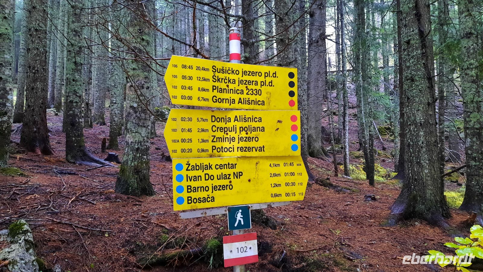 014 - Wanderweg, Nationalpark Durmitor, Montenegro