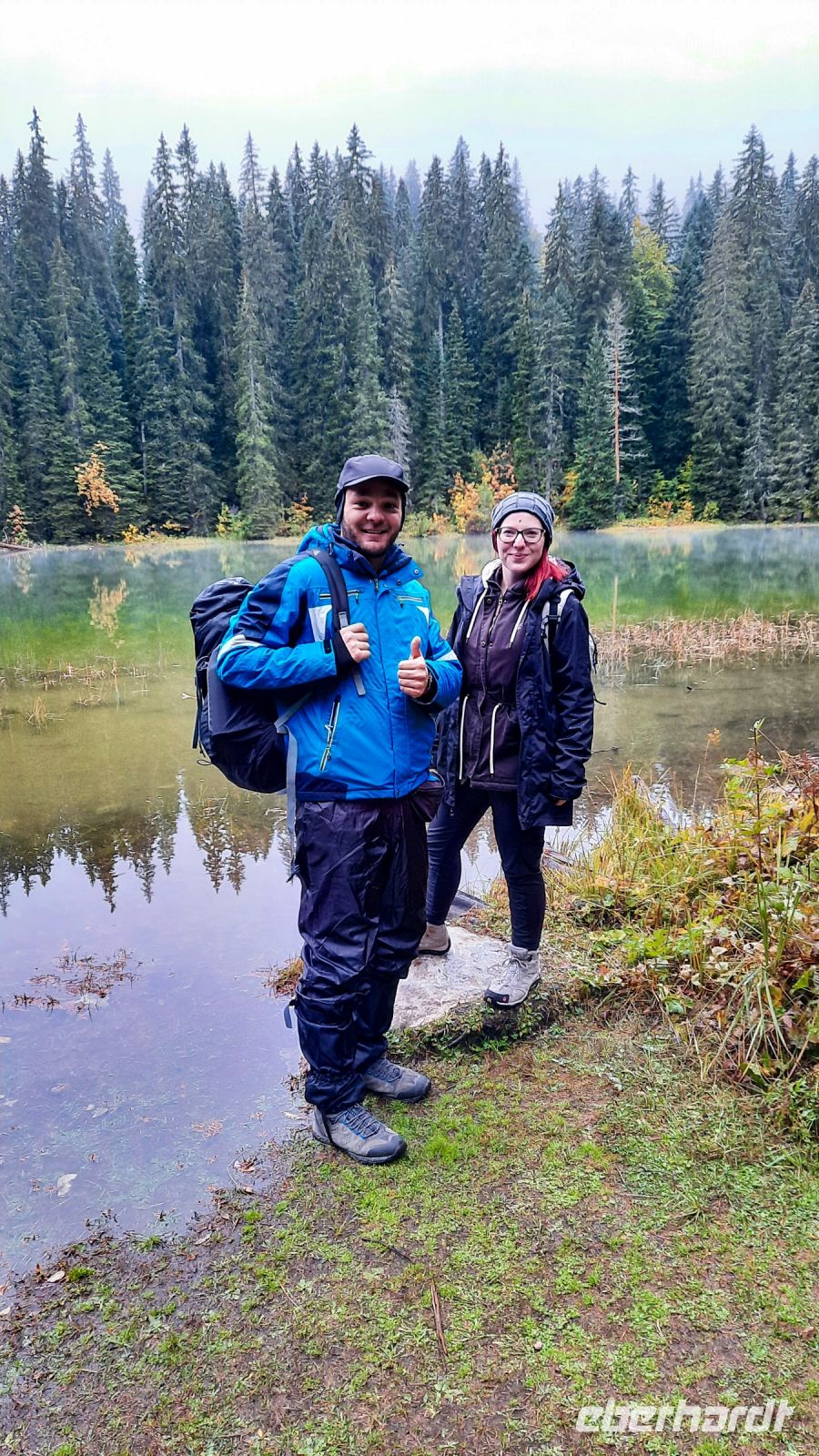 018 - Edin und Vivien, See Zminje jezero, Nationalpark Durmitor, Montenegro