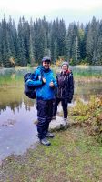 018 - Edin und Vivien, See Zminje jezero, Nationalpark Durmitor, Montenegro