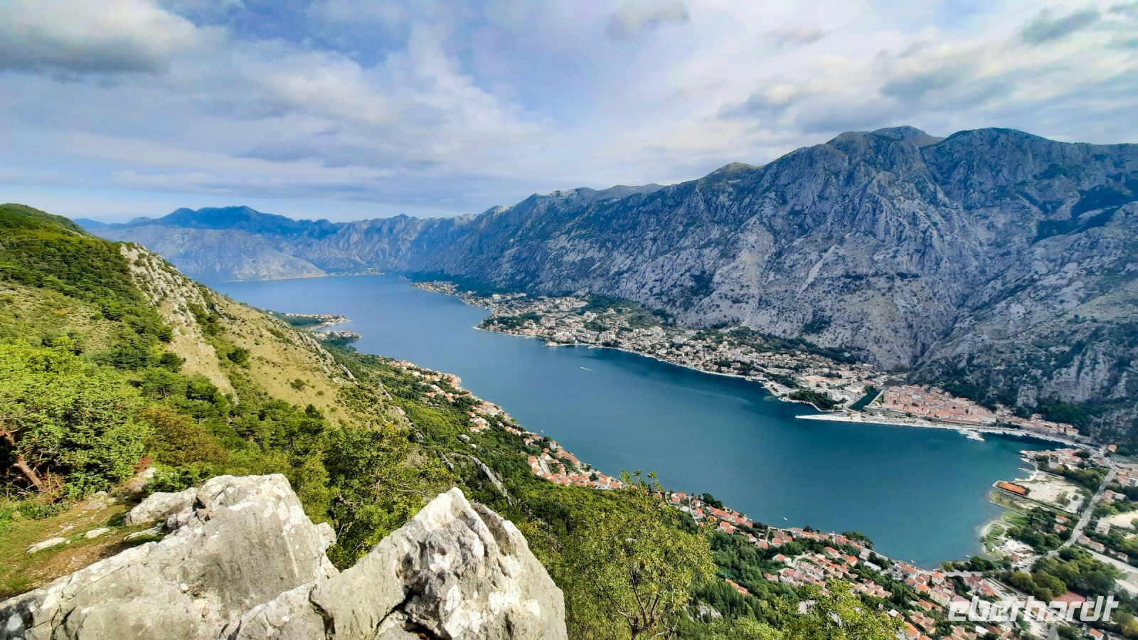 148 - Wanderung Vrmac, Blick auf Kotor, Montenegro