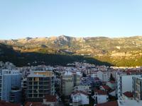 Blick vom Hotel auf Budva