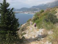 Wanderung an der Küste