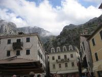 Kotor Altstadt - Paläste am Platz am Uhrturm