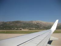Auf dem Flughafen von Dubrovnik