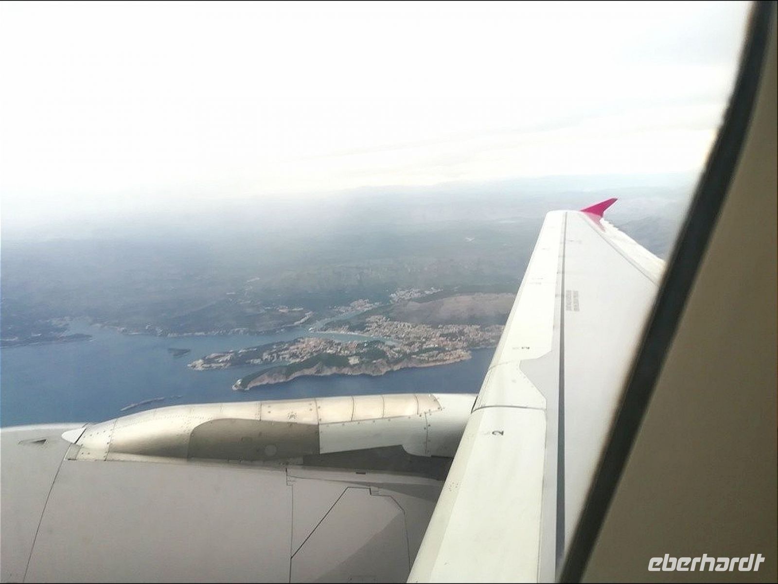 Heimflug Blick auf Dubrovnik