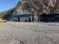 Unser Bus beim Fotostopp