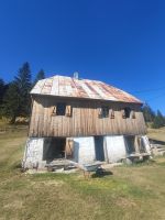 Landestypische Hütte auf dem Dorf