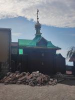 Kloster Rustovo, prächtige Dächer gesponsert von der Zaren Familie Romanow