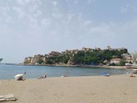 Blick auf die Altstadt von Ulcinj