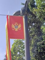 Die Flagge Montenegros