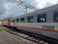 Unser Zug von Bar nach Kolasin