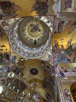 Blick in die Kuppel der Kirche