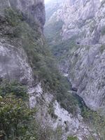 Blick in die Moraca-Schlucht