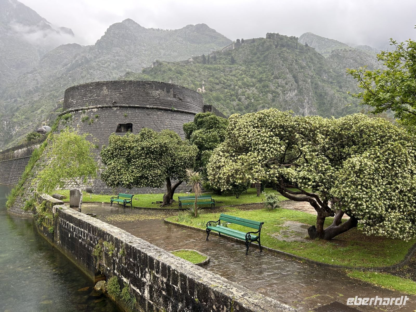 Beeindruckende Festungsmauern