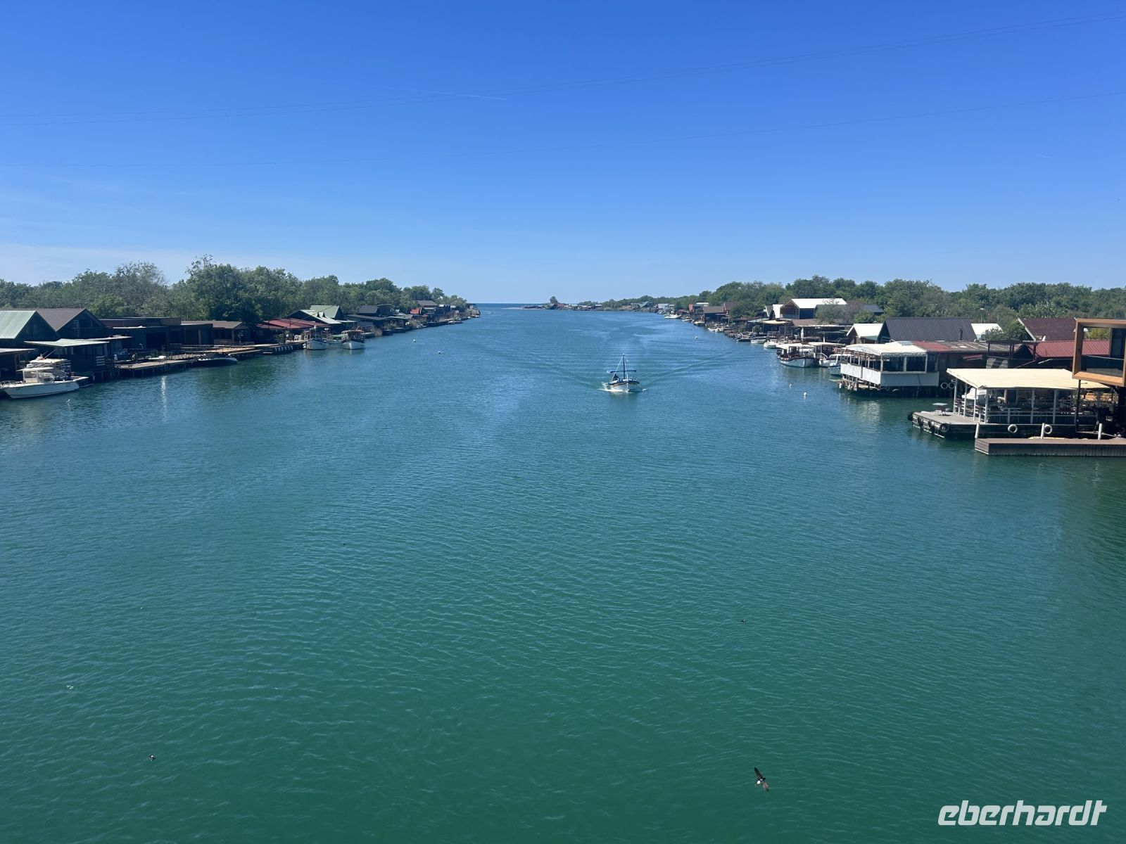 Blick in die Mündung zum Meer 