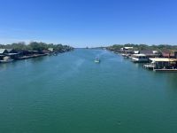 Blick in die Mündung zum Meer 