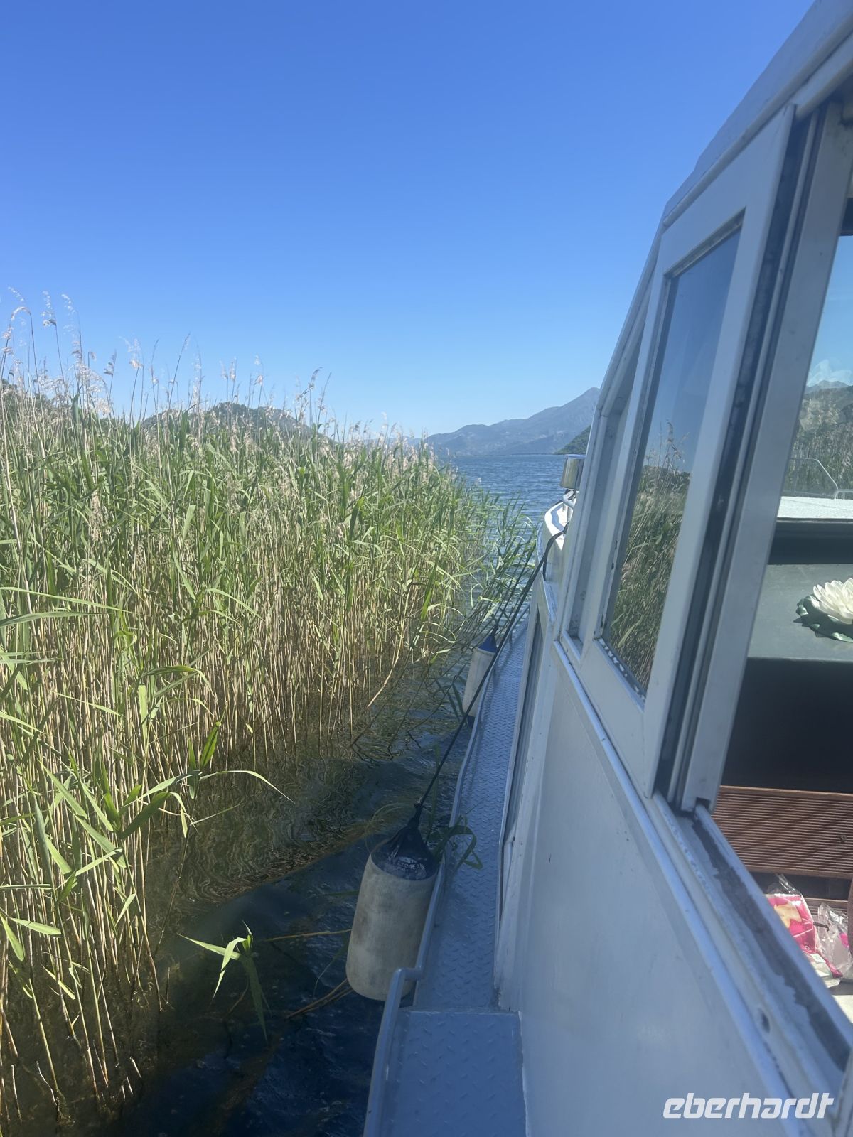 Kurz vor Einfahrt in den Skutariesee 