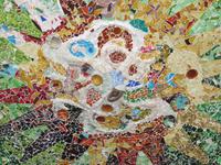 Kunstvolle Mosaik-Gebilde ...