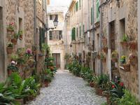 Malerische, menschenleere Gassen ...