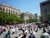 Barcelona beim Tanzen