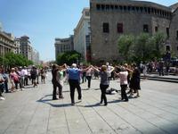 Barcelona beim Tanzen