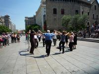 Barcelona beim Tanzen