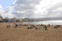 Las Palmas - der Strand direkt vor unserem Hotel