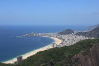 Rio de Janeiro - Blick vom Zuckerhut auf die Copacabana