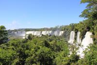 Iguazú-Wasserfälle - Blick auf die Wasserfälle