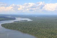 Iguazú-Fluss - Blick aus dem Helikopter