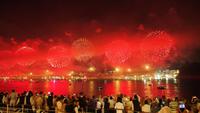 Bild 11 Silvester Feuerwerk Copacabana in Rio de Janeiro